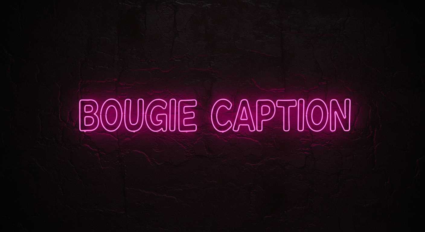 Bougie Captions