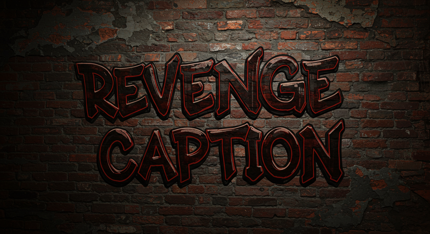 Revenge Instagram captions